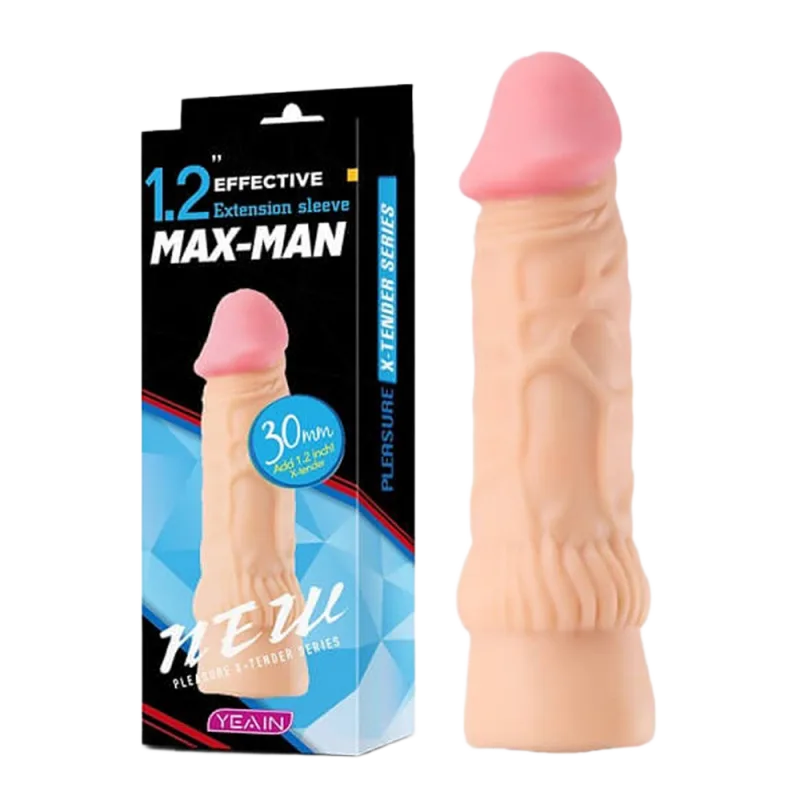 Maxman Realistic Size Enhancing Textured Condom for Men