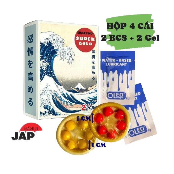 Maxman Super Gold 7 Nodule Strawberry Scented Condom Durable