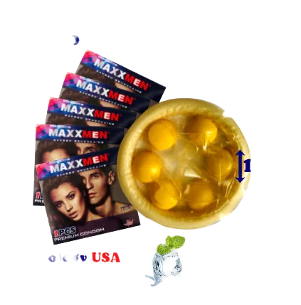 MaxxMen Condom 6 Big Beads Ultra Soft Comfortable
