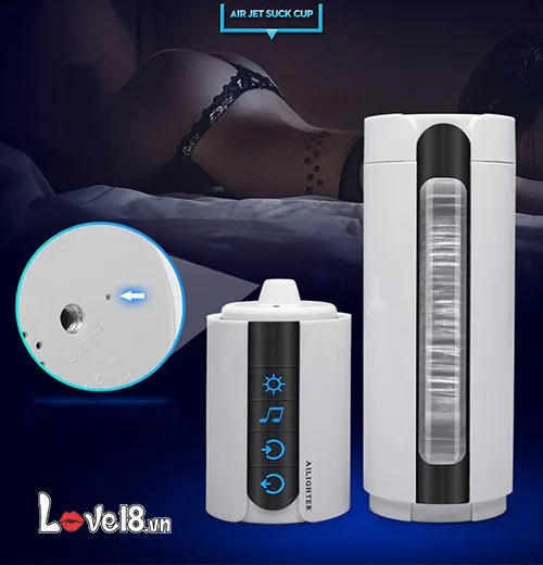 Air Jet Heated Automatic Male Masturbator Vibration Toy — photo 4