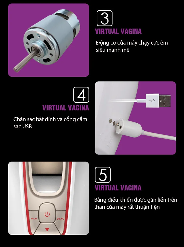 AD33B Realistic Automatic Male Masturbator Vibrating Device — photo 5
