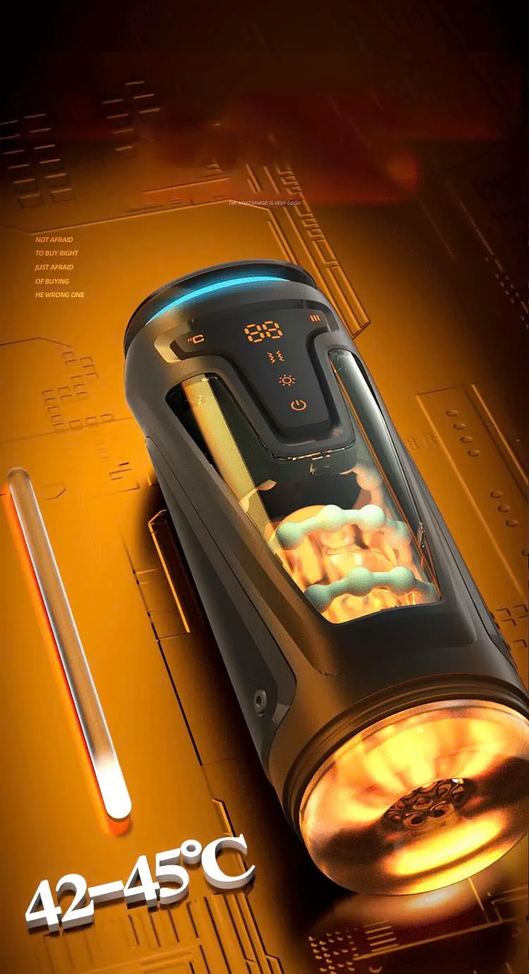 Automatic Penile Sucking Vibrator ABS+TPU Heated — photo 2