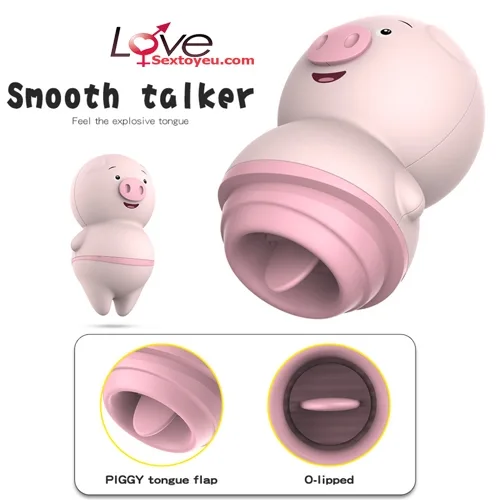 Cute Piglet Tongue Licking Clitoral Stimulator for Women — photo 4