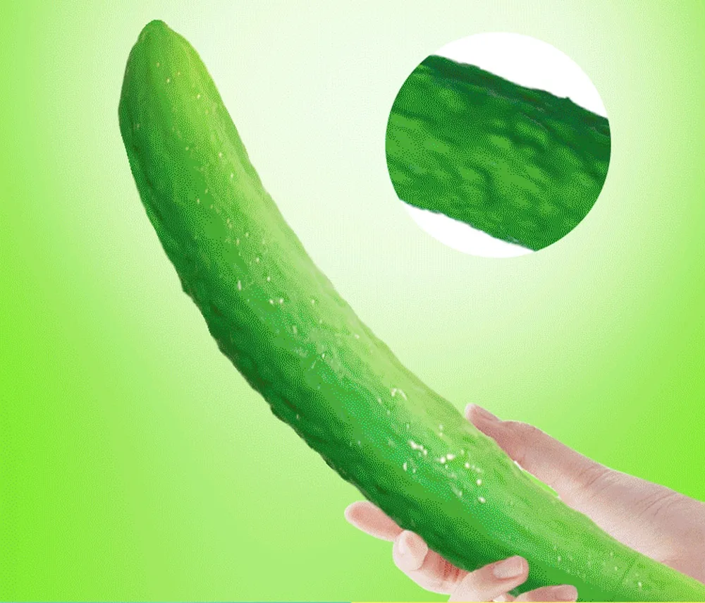 Wiston Cucumber G-Spot Silicone Vibrator 10 Speed Powerful Massage Toy — photo 2