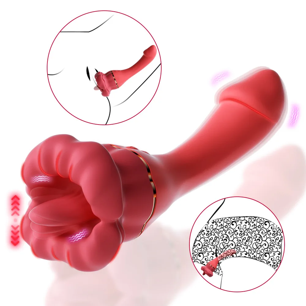 Flaming Lips Dual Ended G-Spot Licking Vibrator Massage — photo 2