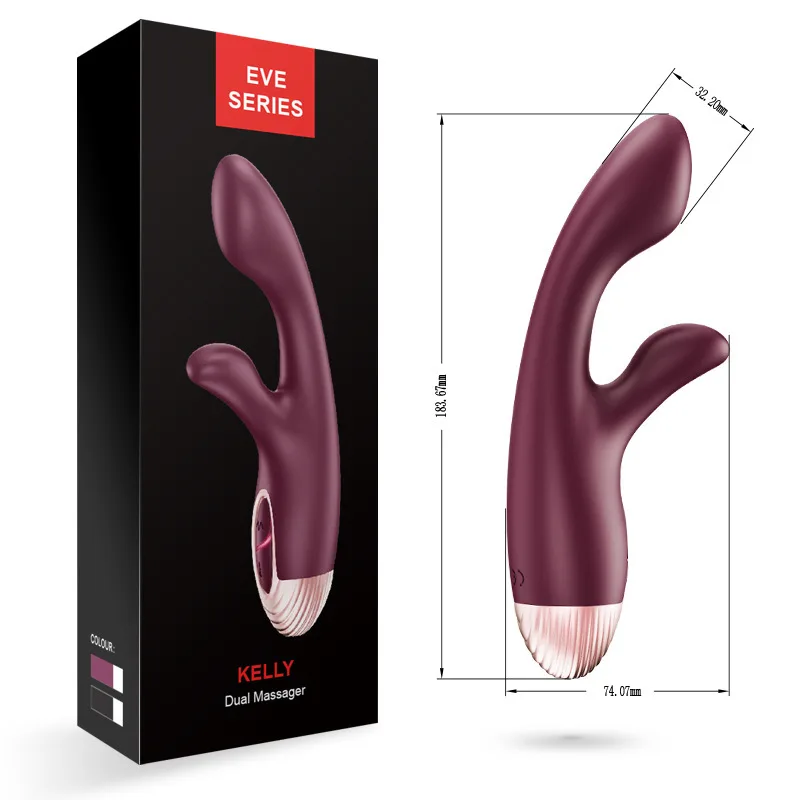 Kelly Dual-Head G-Spot Massager 7-Speed Rechargeable — photo 2