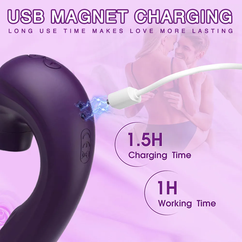 Rockchip Queen High-End G-Spot Massage 2-Head Vibrator — photo 4
