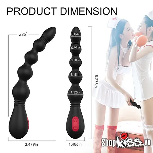 S-Hande VINS Anal Beaded Vibrating Prostate Massager — photo 8