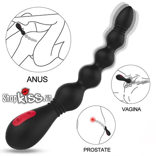 S-Hande VINS Anal Beaded Vibrating Prostate Massager — photo 3
