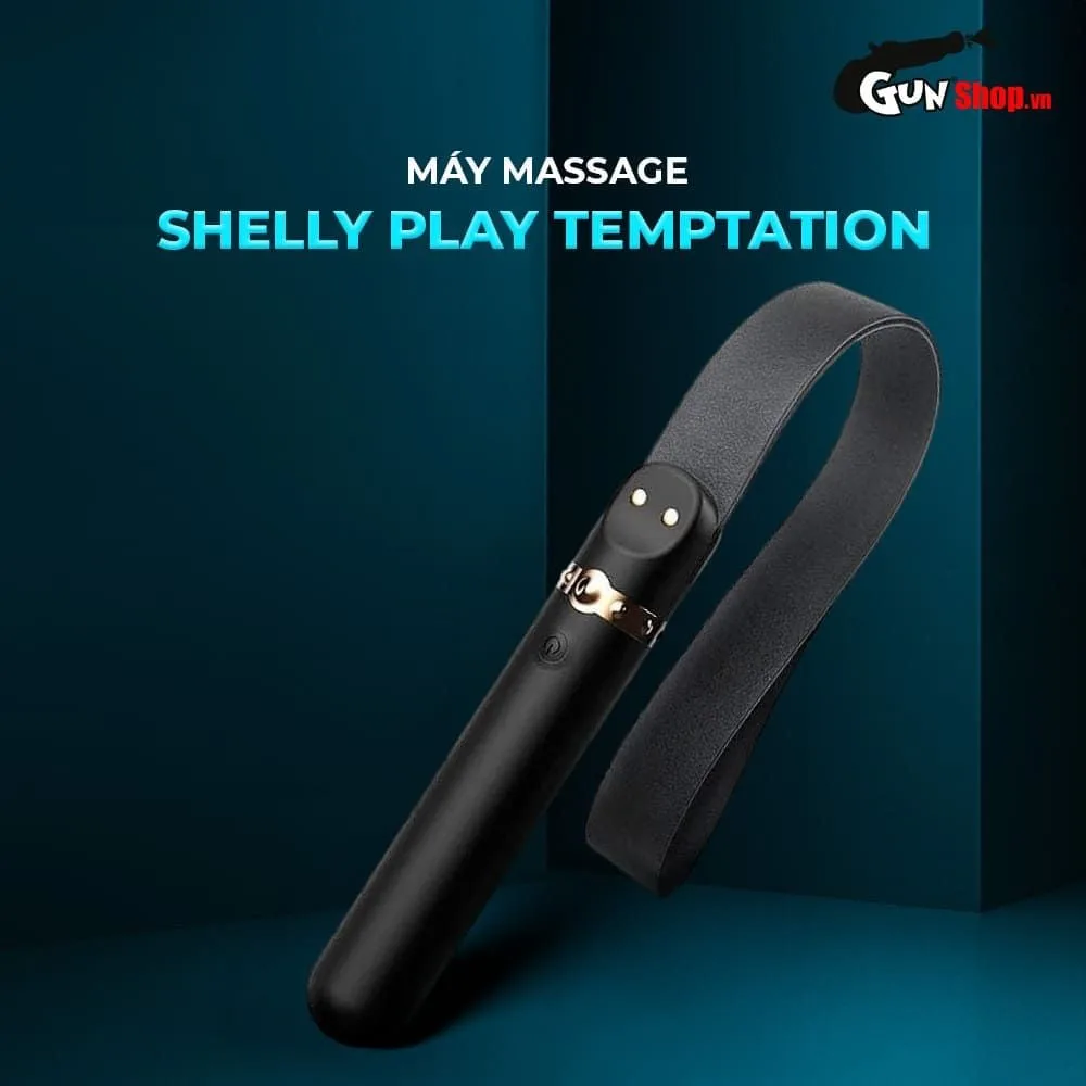 Shelly Play Temptation BDSM Leather Whip & Massager — photo 4