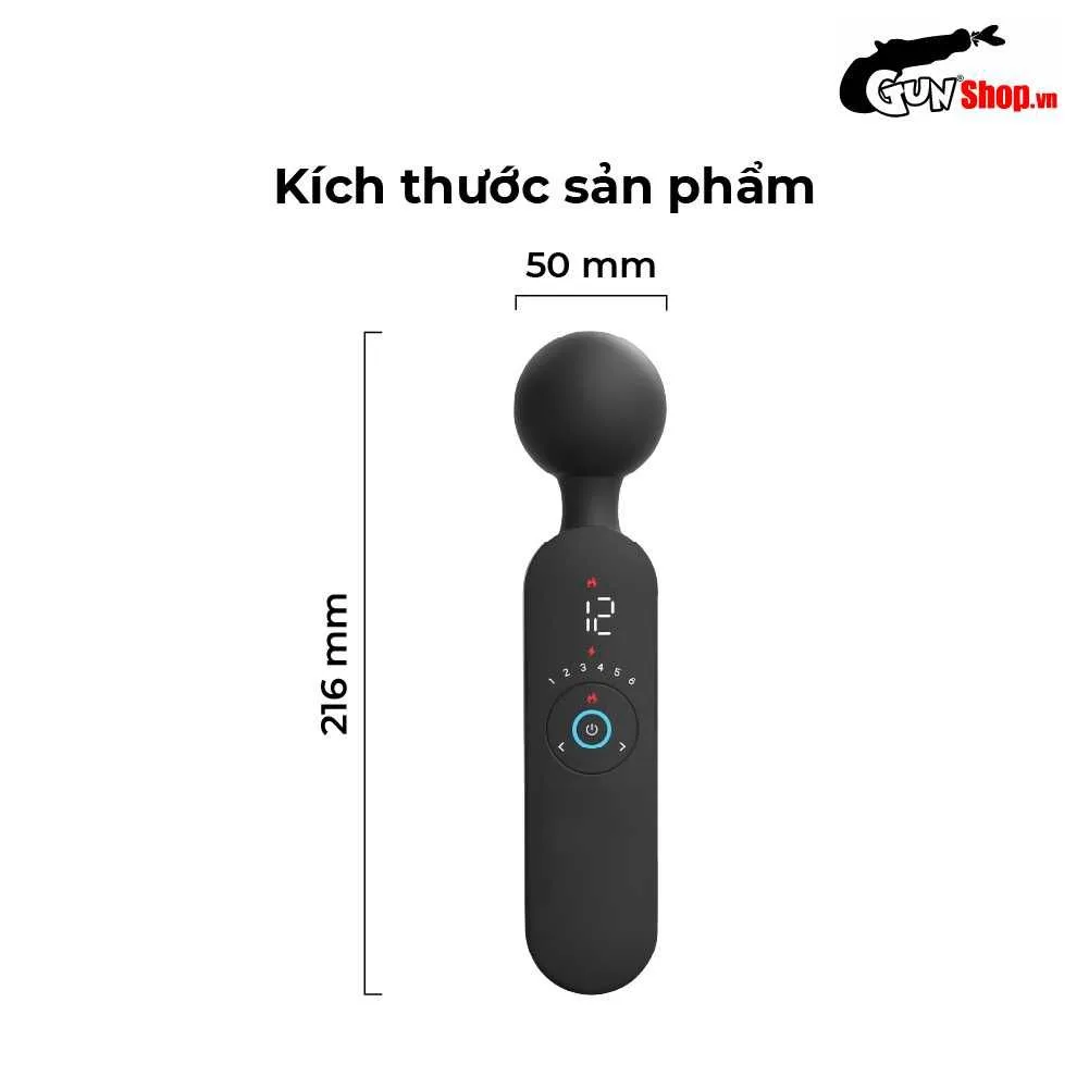 Shelly Play Caressa 50mm Rotating Massage Vibrator 360° — photo 3