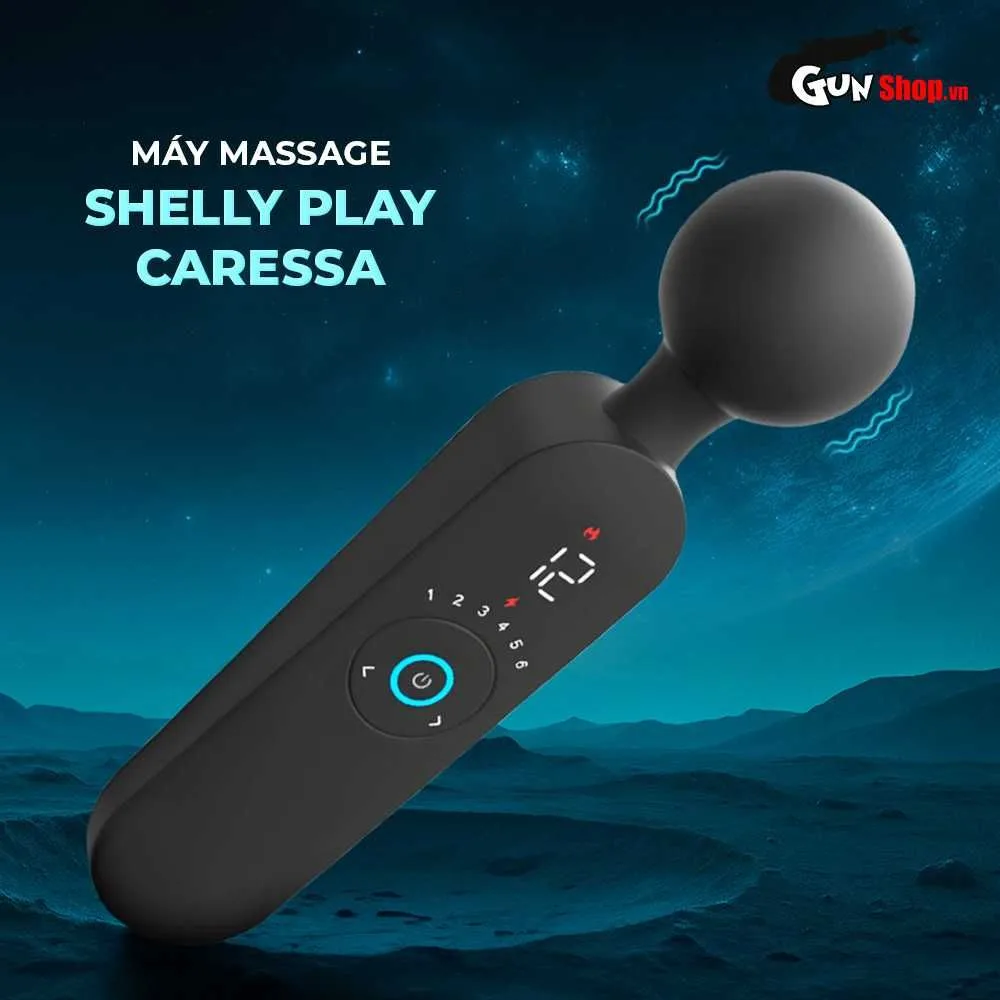 Shelly Play Caressa 50mm Rotating Massage Vibrator 360° — photo 4