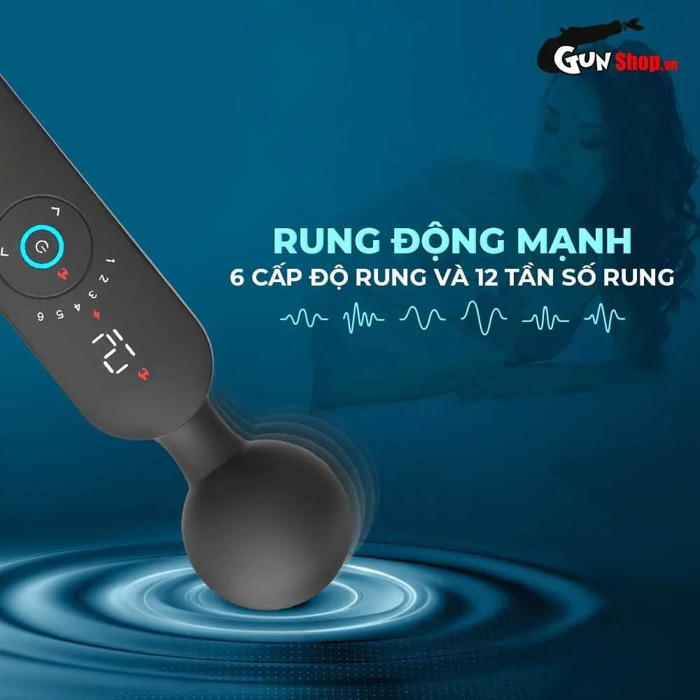 Shelly Play Caressa 50mm Rotating Massage Vibrator 360° — photo 5