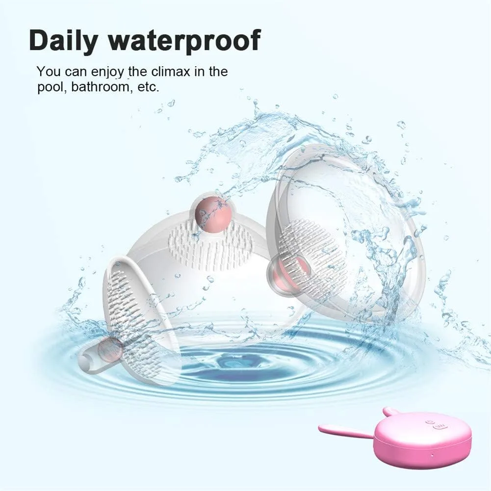 Remote-Controlled Silicon Breast Massage Vibrator 10 Modes — photo 4