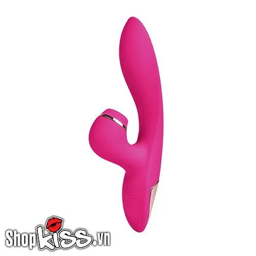 Suction Kiss G-Spot Clitoral Vibrator – Soft Silicone — photo 3