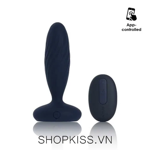 Svakom Jordan Remote Control Silicone Anal Massager Blue — photo 2