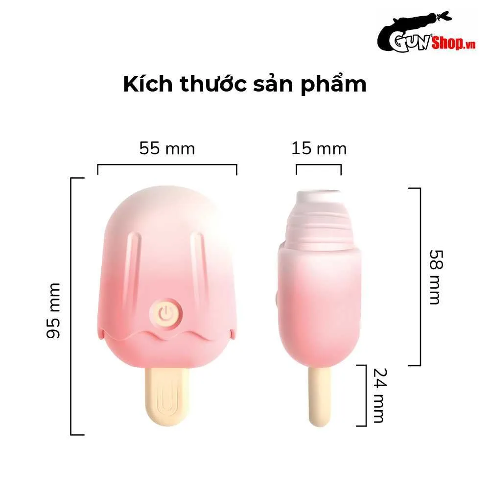 Shelly Play Creamiie Mini Suction Tongue Vibe Cute Ice Cream — photo 3