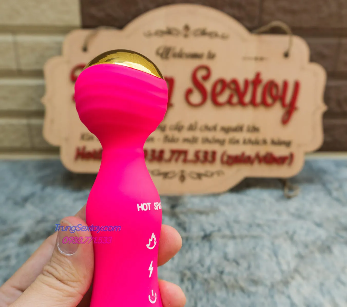 Hot Space 7-Mode Rechargeable Heat Vibrating Silicone Massager — photo 4