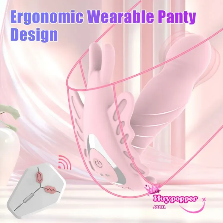 Remote control butterfly vibrator with rotator pulsator — photo 4