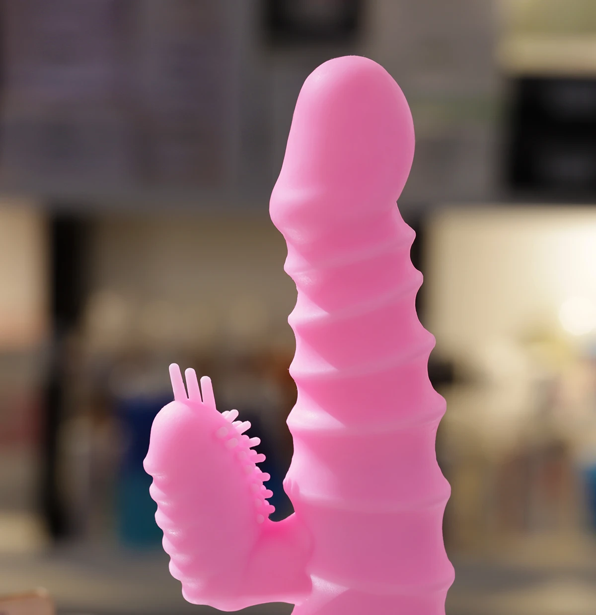 NPG Japan Ribbed Waterproof Vibrator Dual Motor Intense Stimulation — photo 3