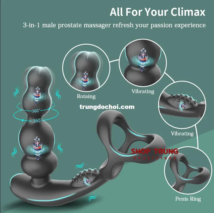 Mr Play Super Power 10 Mode Anal Massager App Control Safety — photo 4