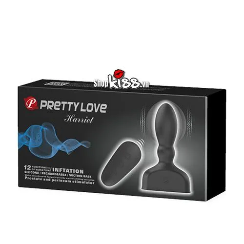 Prettylove Harriet Inflatable Remote Control Anal Vibrator — photo 4