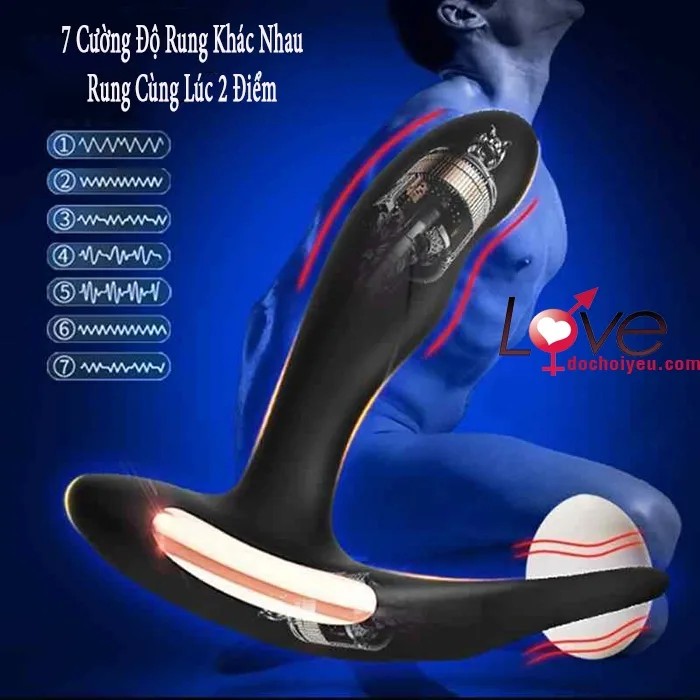 Remote control heated anal vibrator prostate massage silicone — photo 4