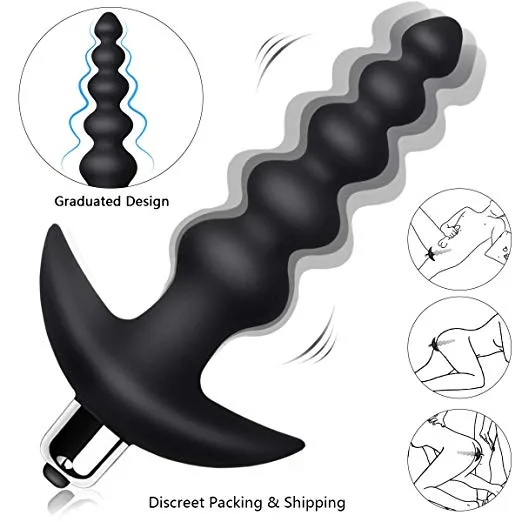 16-Speed Handheld Anal Plug Vibrator Portable Massager — photo 2