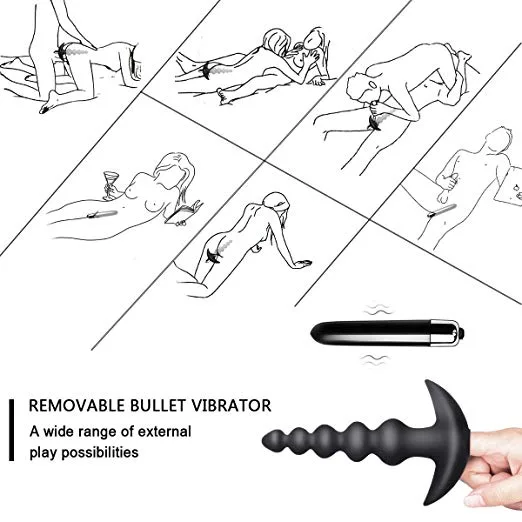 16-Speed Handheld Anal Plug Vibrator Portable Massager — photo 4