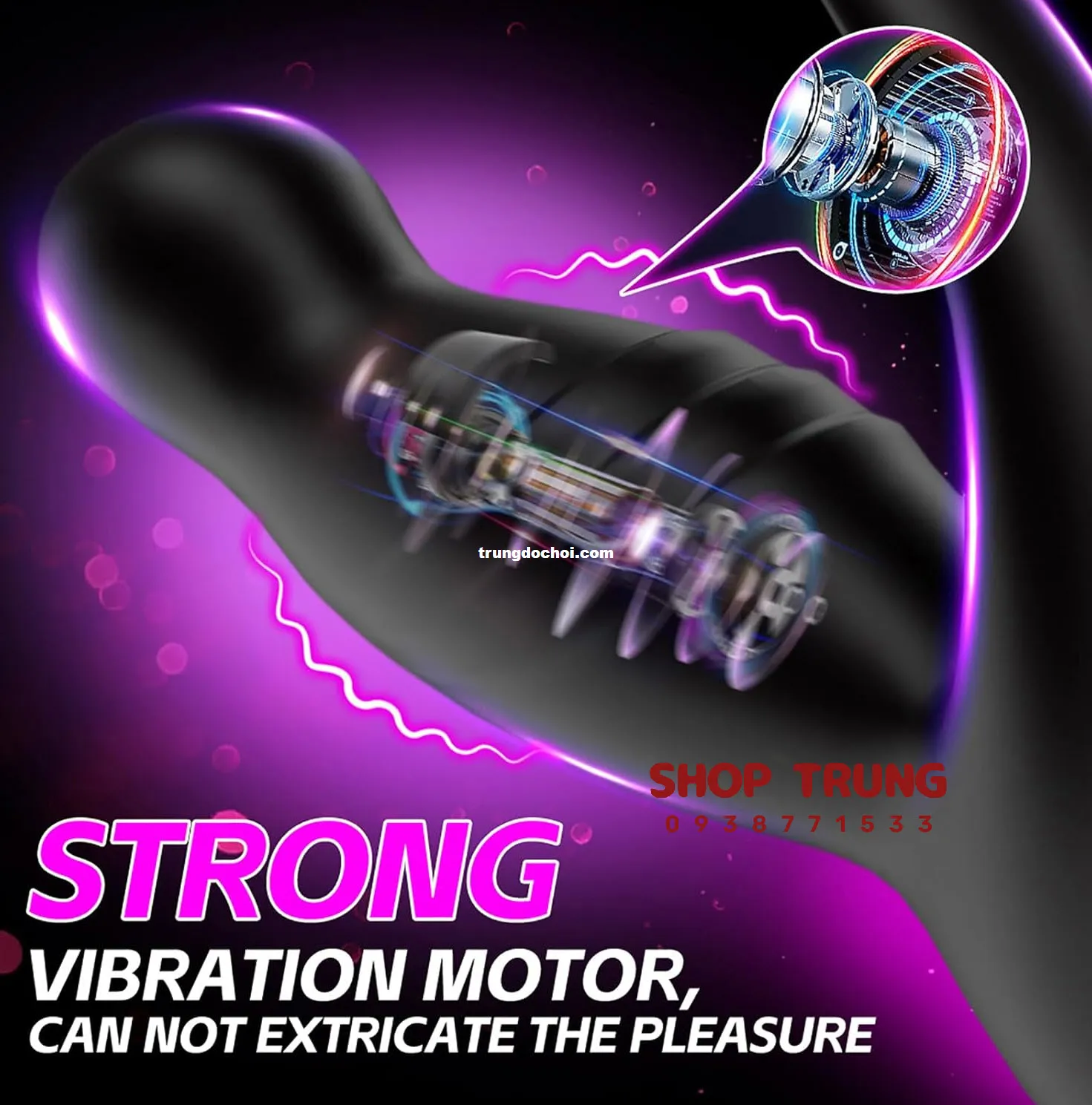 Silicone Anal Vibrator Remote Control Multi-Speed 11.4cm — photo 2