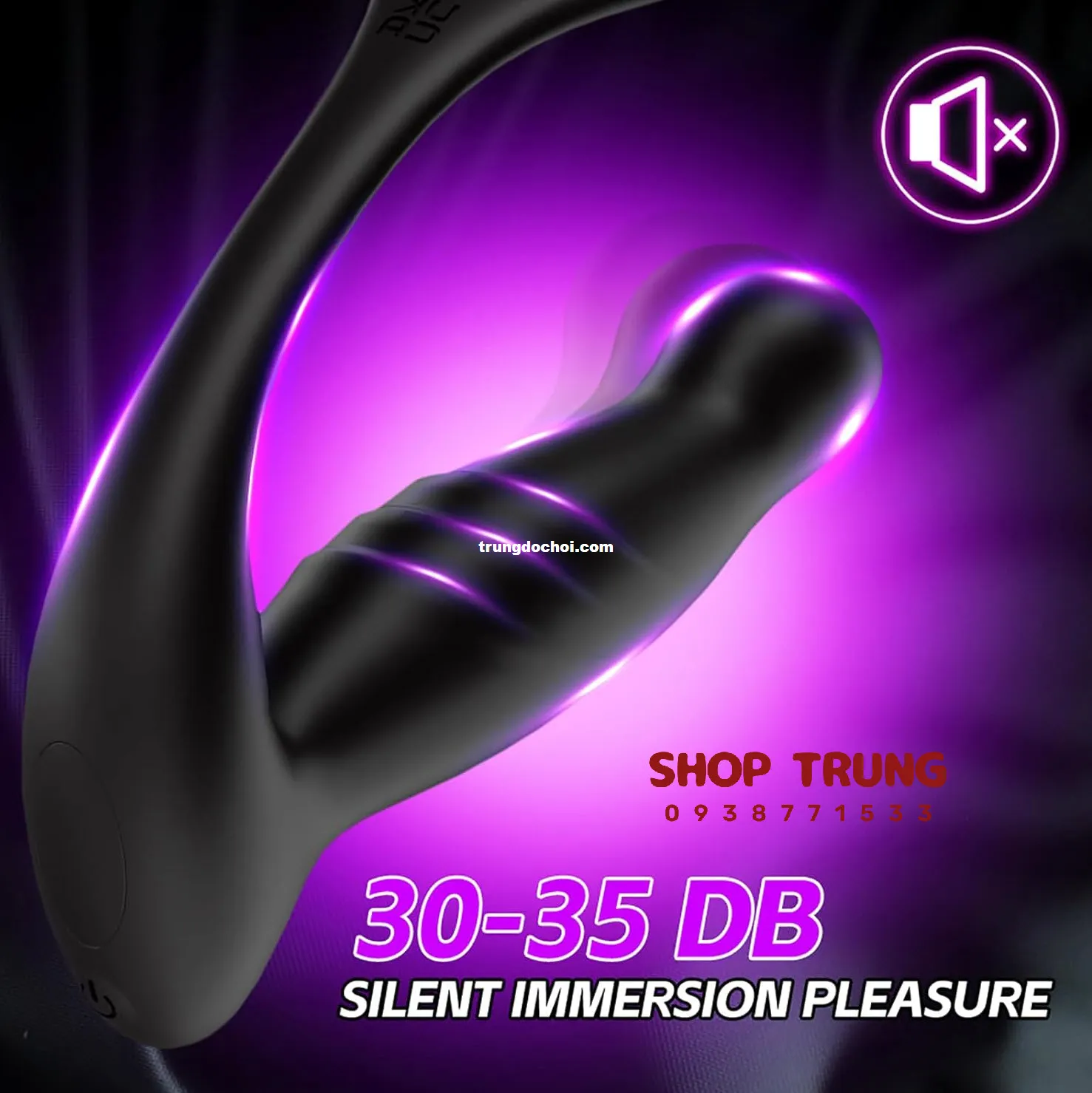 Silicone Anal Vibrator Remote Control Multi-Speed 11.4cm — photo 3