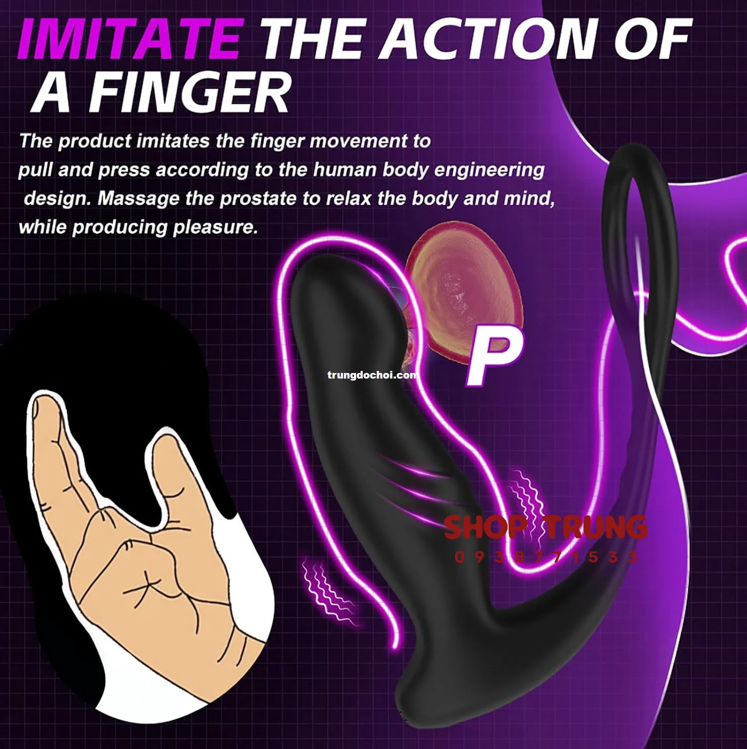 Silicone Anal Vibrator Remote Control Multi-Speed 11.4cm — photo 6