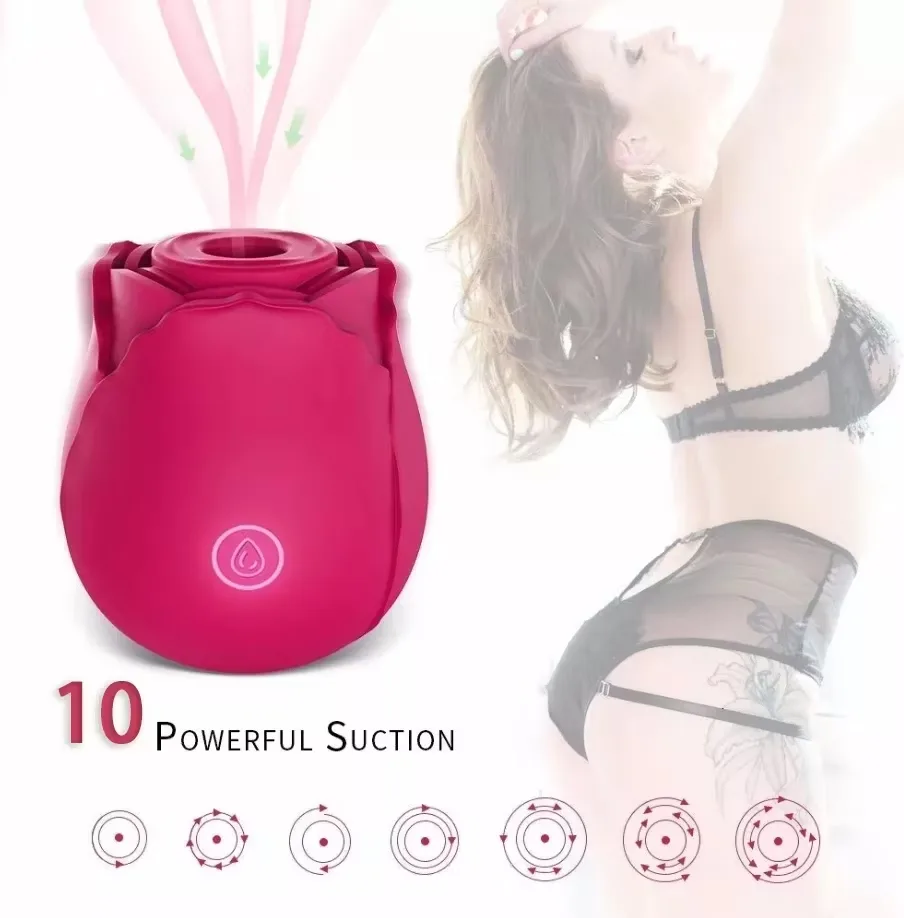 Omysky Rose Shaped G-Spot Vibrator Soft Silicone — photo 6