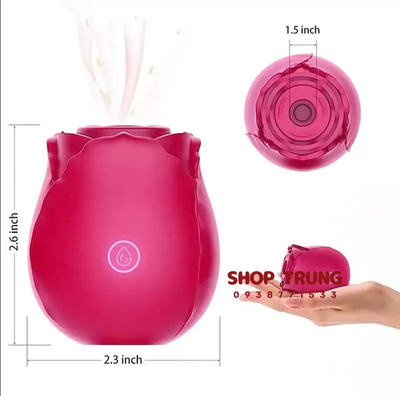 Omysky Rose Vibrator G-Spot Silicone Soft Rechargeable Intense — photo 7