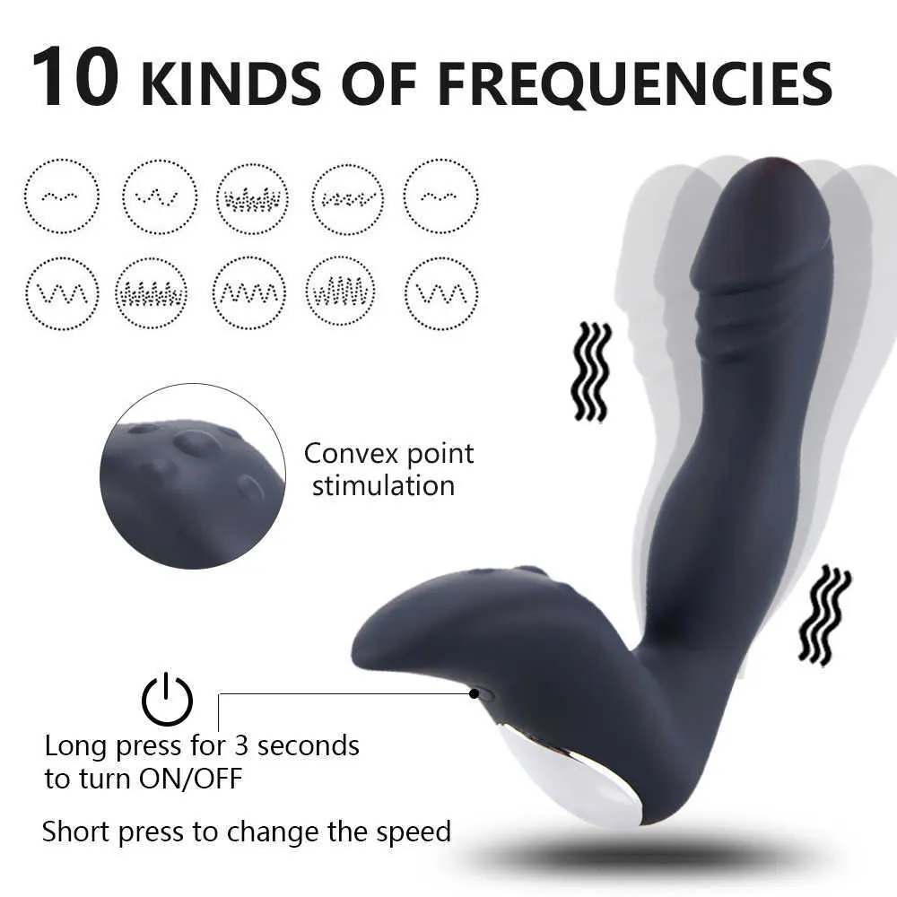 Carlota Prostate Massage Anal Vibrator 10-Speed Rechargeable — photo 5