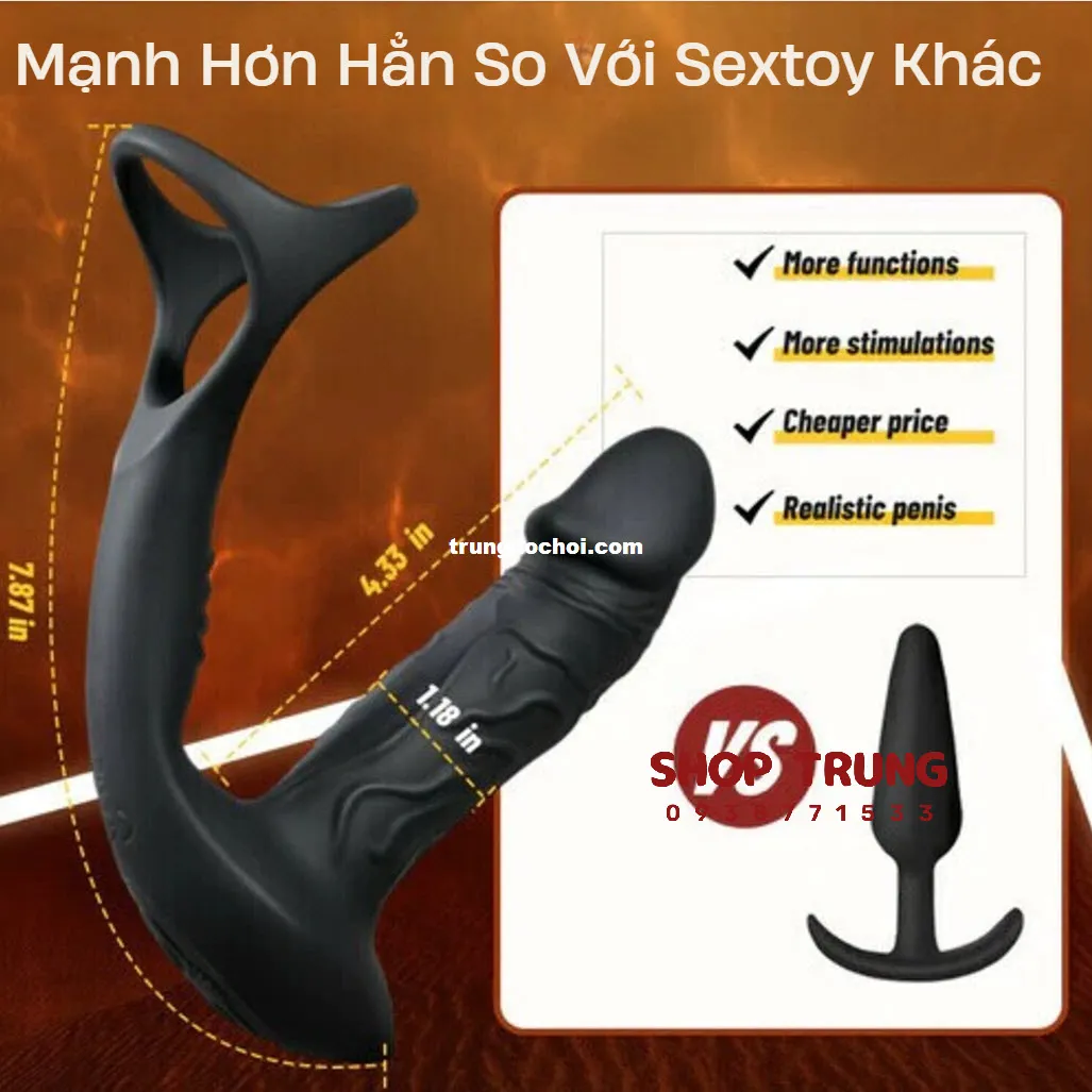 9-Mode Remote Anal Vibrator Prostate Massage for Men — photo 3