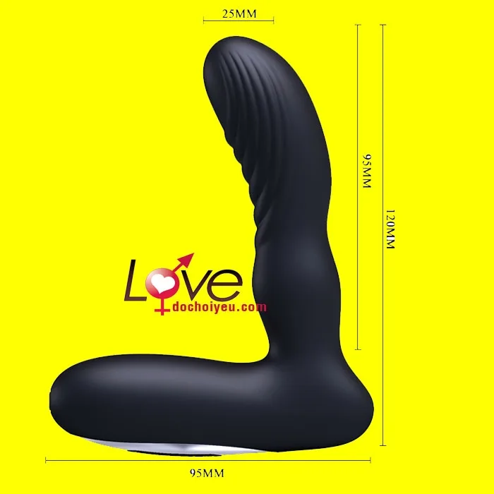 Bruse Licking Prostate Anal Vibrator Safe Silicone Black — photo 4