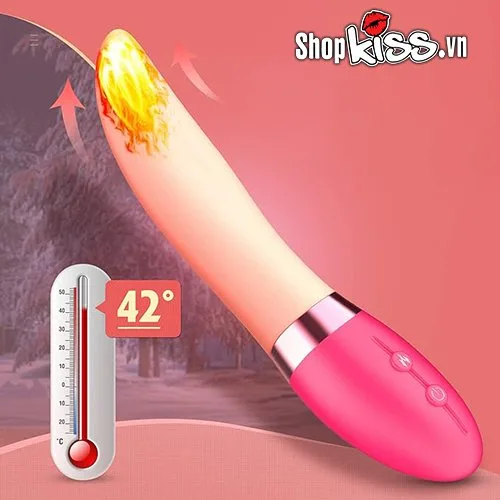 Shuangmi Heated Vibrating Tongue Clitoral & Vaginal Stimulator — photo 6