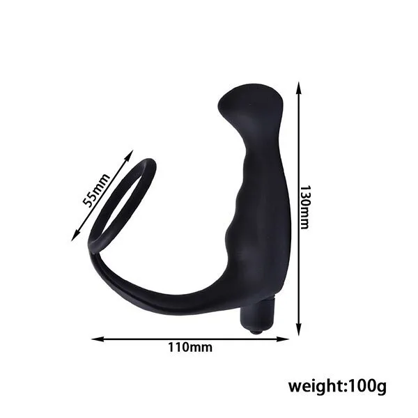 10-Frequency Strap-On Anal Vibrator Waterproof — photo 6