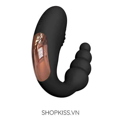 Faak Dual-Ended Anal Vibrator Silicone Black — photo 2