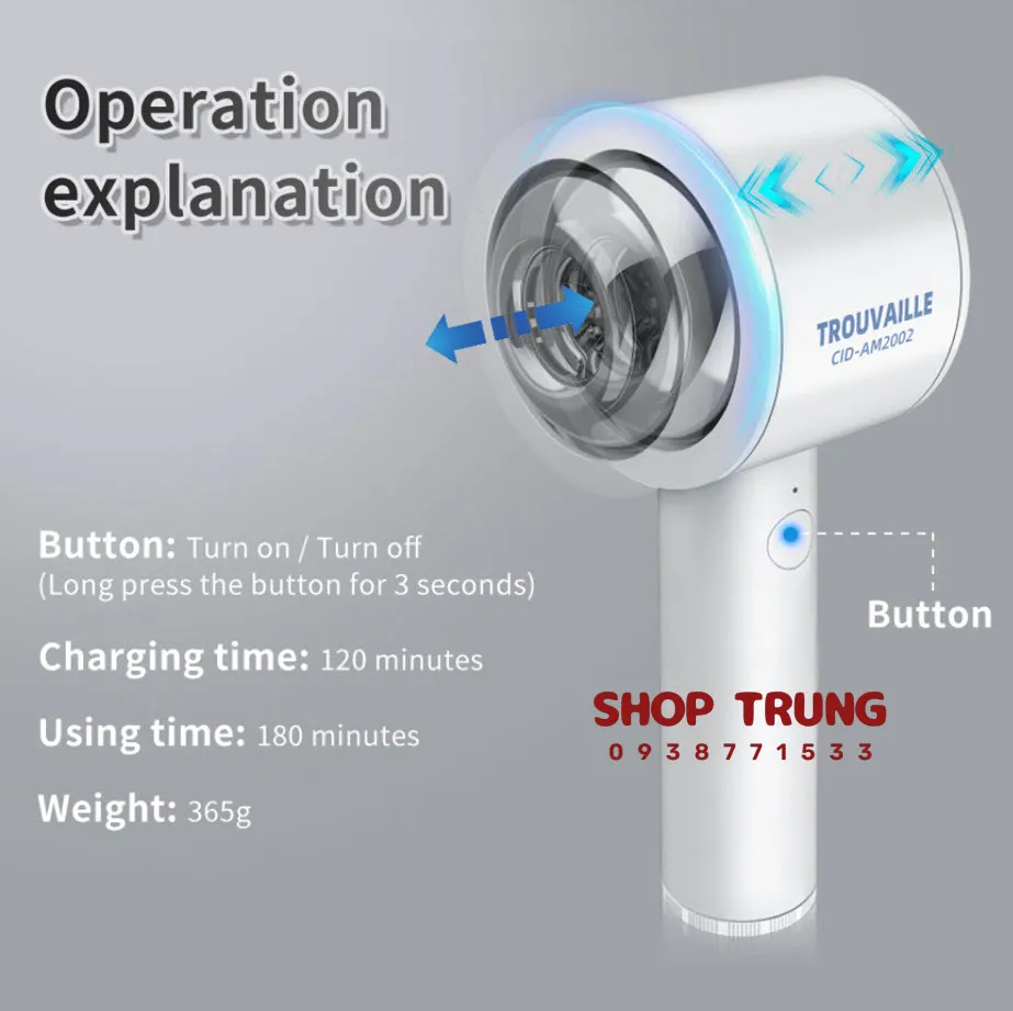 Trouvaille 6-Speed Rechargeable Powerful Massage Toy — photo 4
