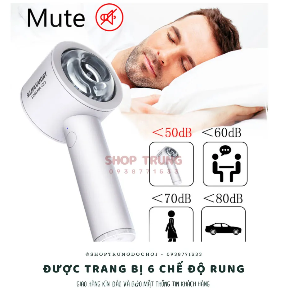 Trouvaille 6-Speed Rechargeable Powerful Massage Toy — photo 5
