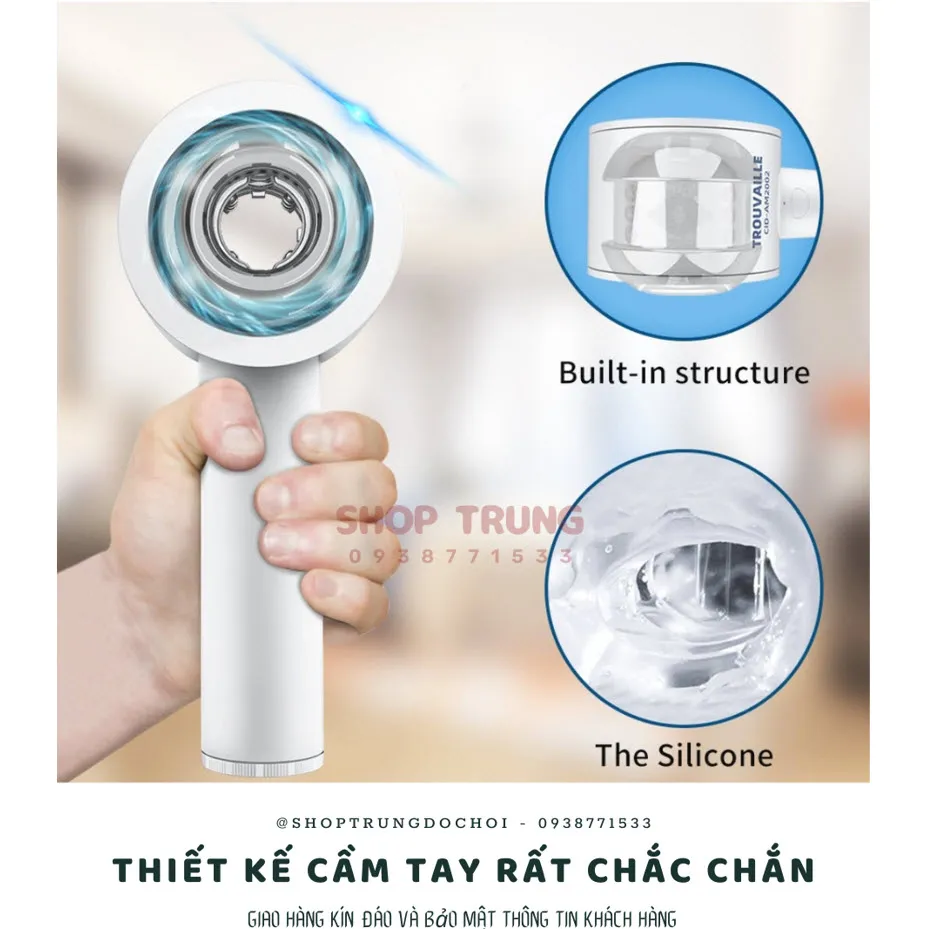 Trouvaille 6-Speed Rechargeable Powerful Massage Toy — photo 6