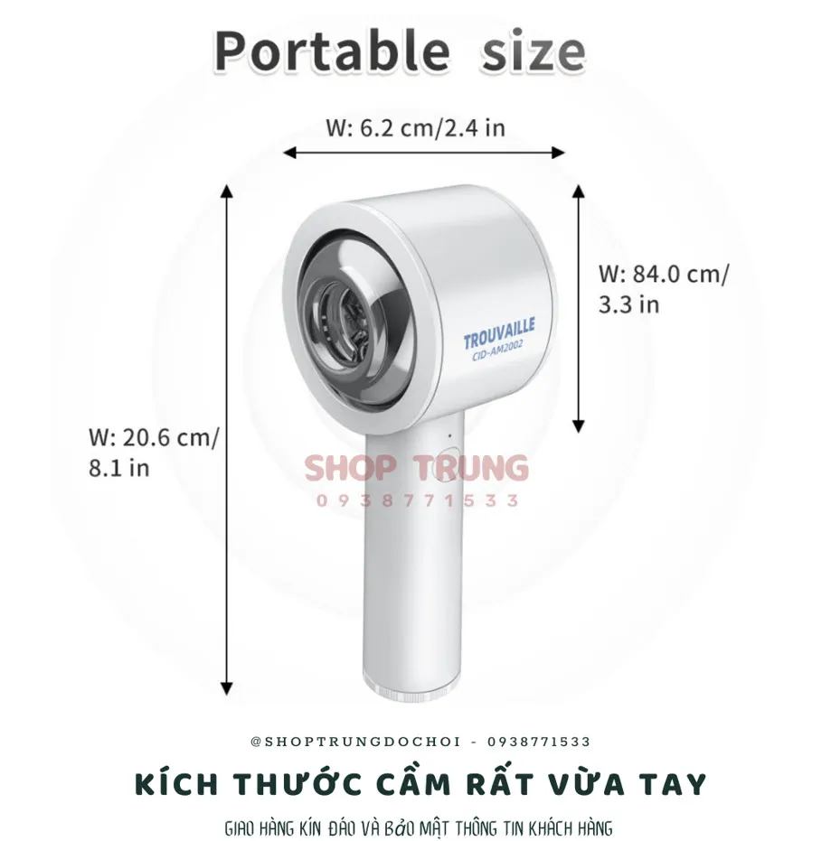 Trouvaille 6-Speed Rechargeable Powerful Massage Toy — photo 7