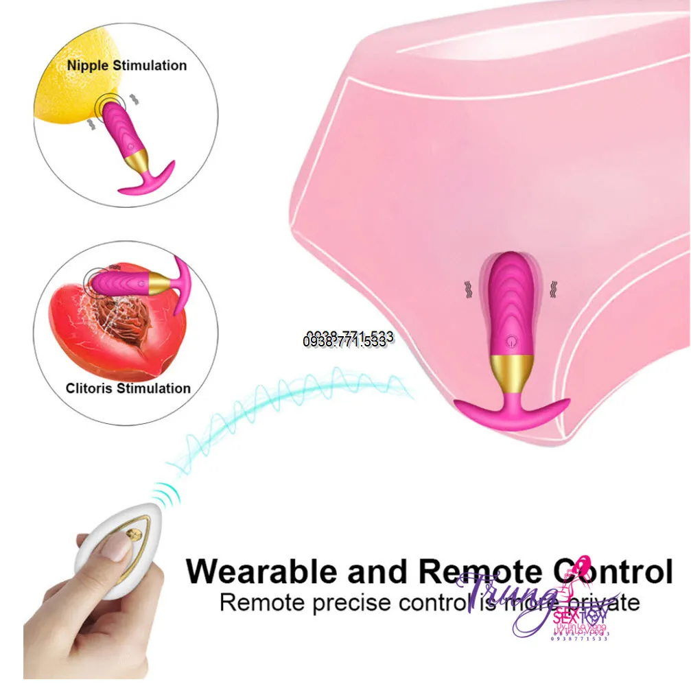 Mini USB Remote Control Vibrator 10 Speed Rechargeable Silicone — photo 4