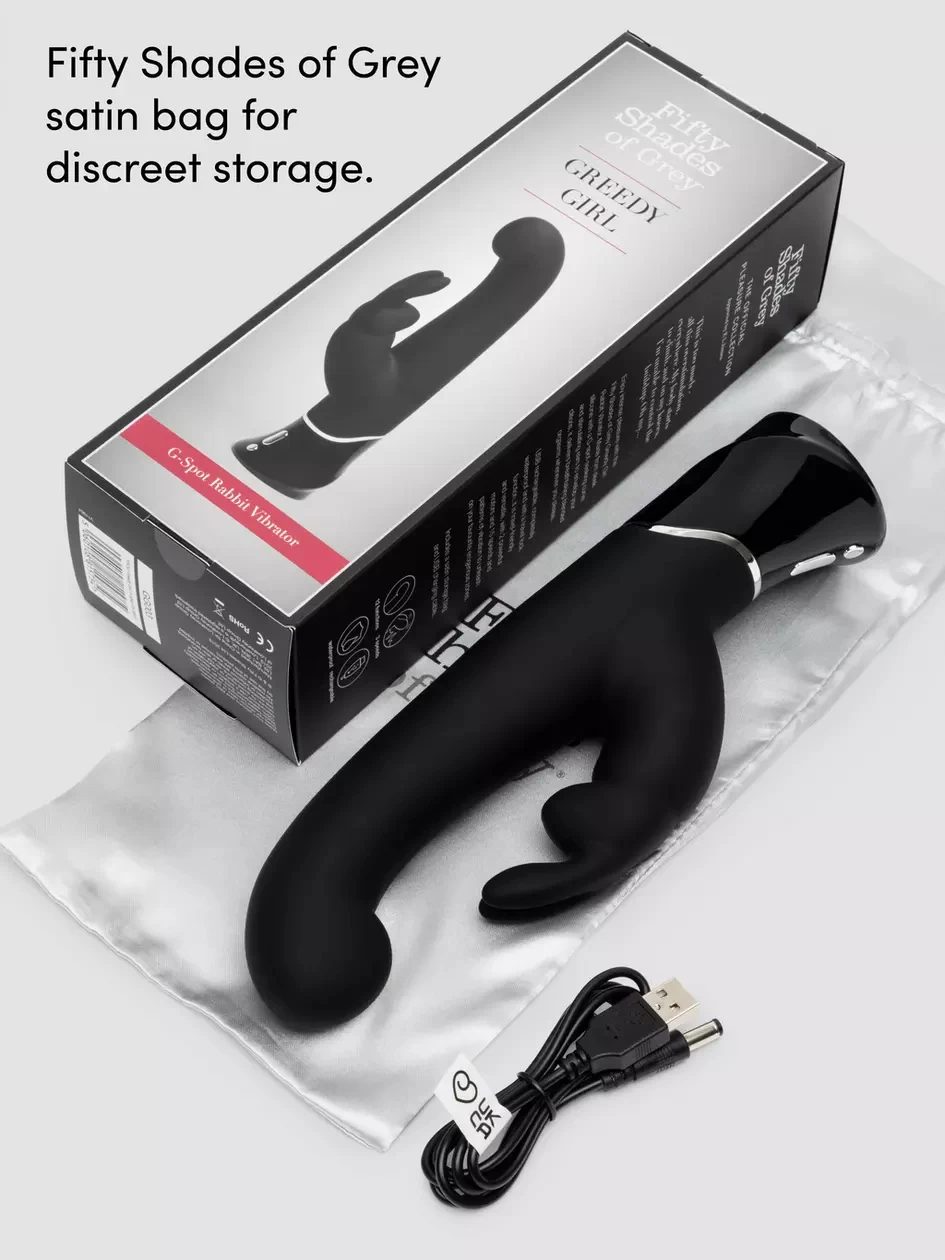 Greedy Girl G-Spot Rabbit Vibrator Lovehoney 50 Shades — photo 5