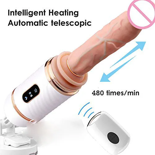 Cyclone Fire Heated Vibrating Thrusting Dildo 18cm — photo 5