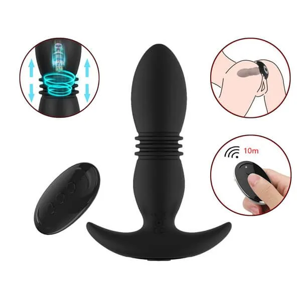 Auto Thrusting Remote Prostate Vibrator 10 Settings Waterproof — photo 3