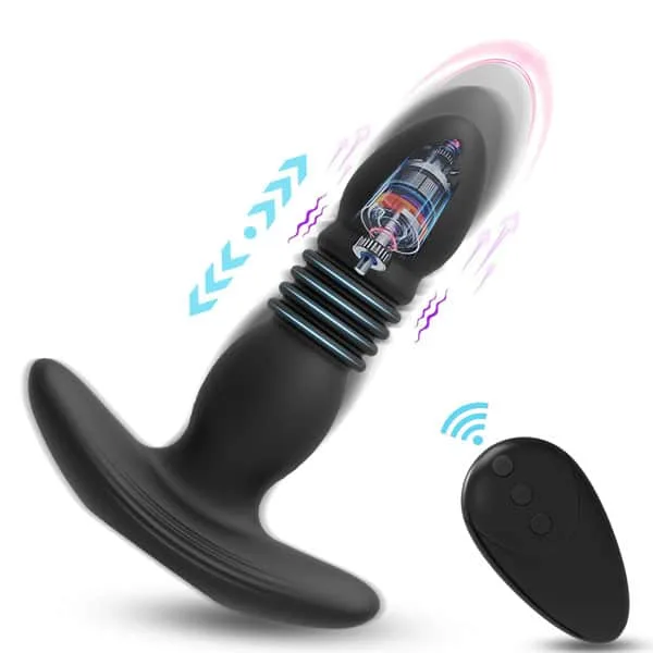 Auto Thrusting Remote Prostate Vibrator 10 Settings Waterproof — photo 4