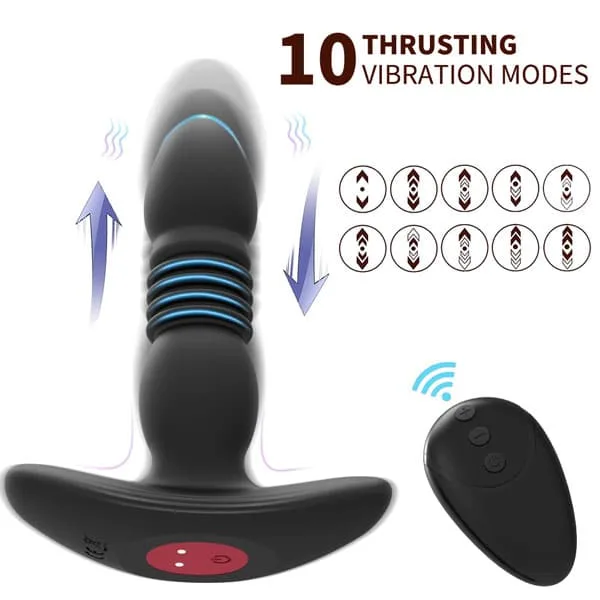 Auto Thrusting Remote Prostate Vibrator 10 Settings Waterproof — photo 5